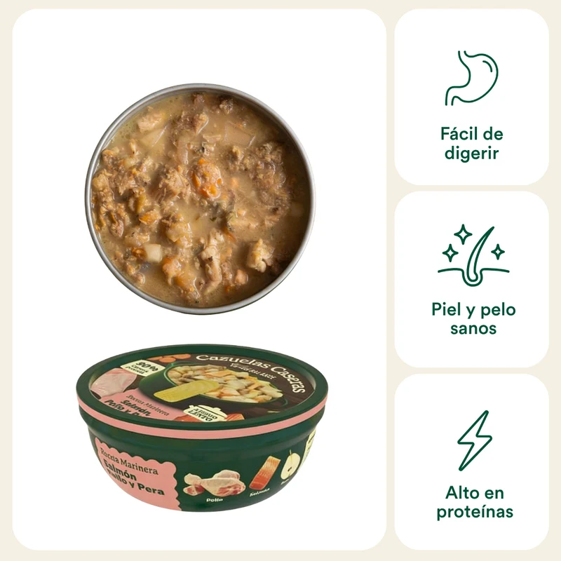 Wild Balance Homemade Stew Casserole Of Salmon, Chicken & Pear Wet Dog Food 280G