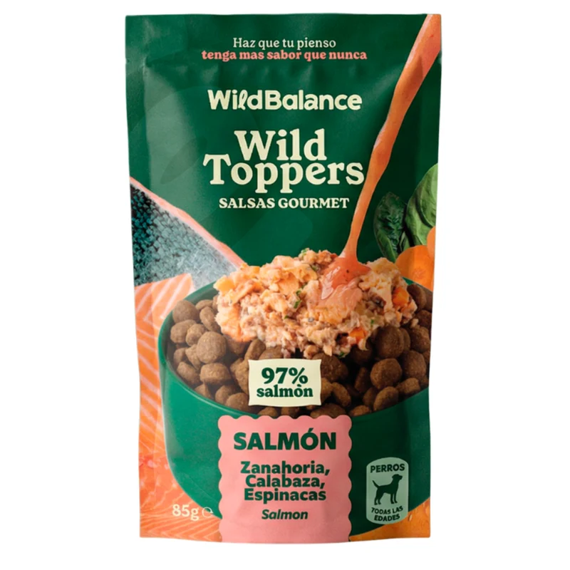 Wild Balance Gourmet Topper Sauce Salmon Wet Dog Food Topper 85G