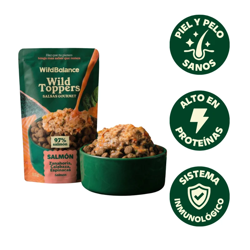 Wild Balance Gourmet Topper Sauce Salmon Wet Dog Food Topper 85G