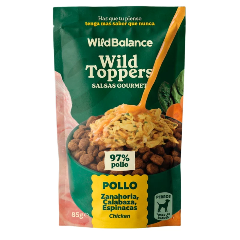 Wild Balance Gourmet Topper Sauce Chicken Wet Dog Food Topper 85G