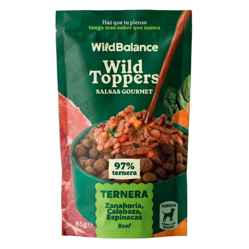Wild Balance Gourmet Topper Sauce Beef Wet Dog Food Topper 85G