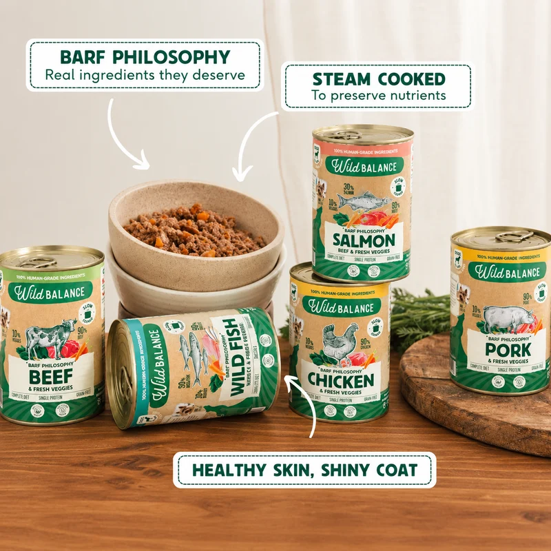 Wild Balance BARF Philosophy Lamb & Fresh Veggies Wet Dog Food 400G