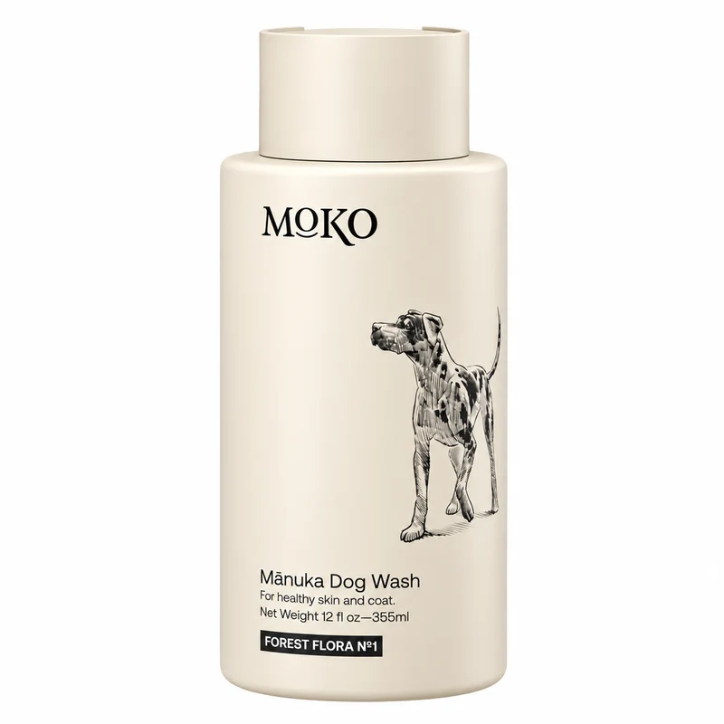 Moko Manuka Dog Wash For Skin & Coat Health 12FLOZ