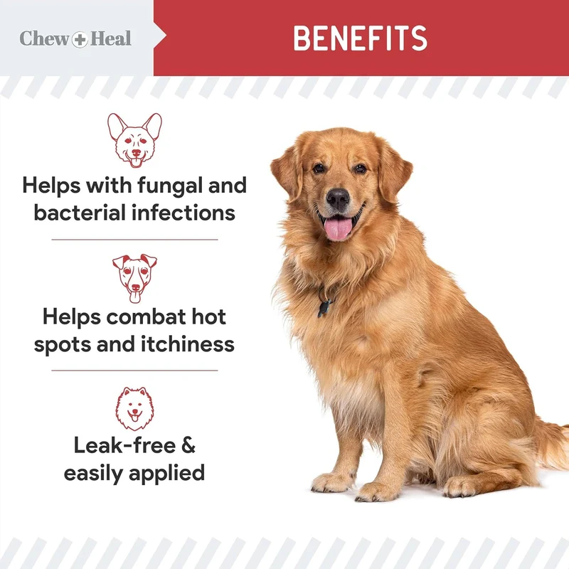Chew + Heal Antibacterial & Antifungal Wipes For Dogs and Cats 50pcs