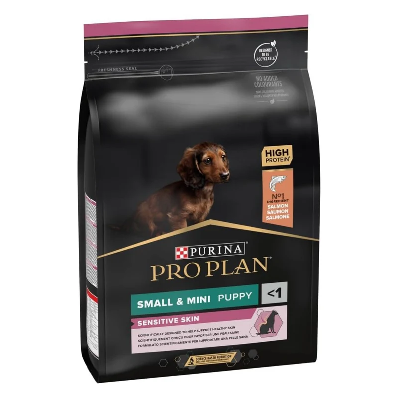 Expiry Date 30-Nov-26 PURINA Pro Plan Small & Mini Puppy Sensitive Skin Salmon Dry Dog Food - 3KG