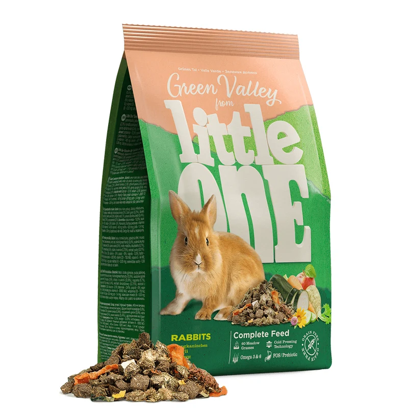 Expiry Date 30-Nov-26 Little One Green Valley Fibrefood for Rabbits - 750G