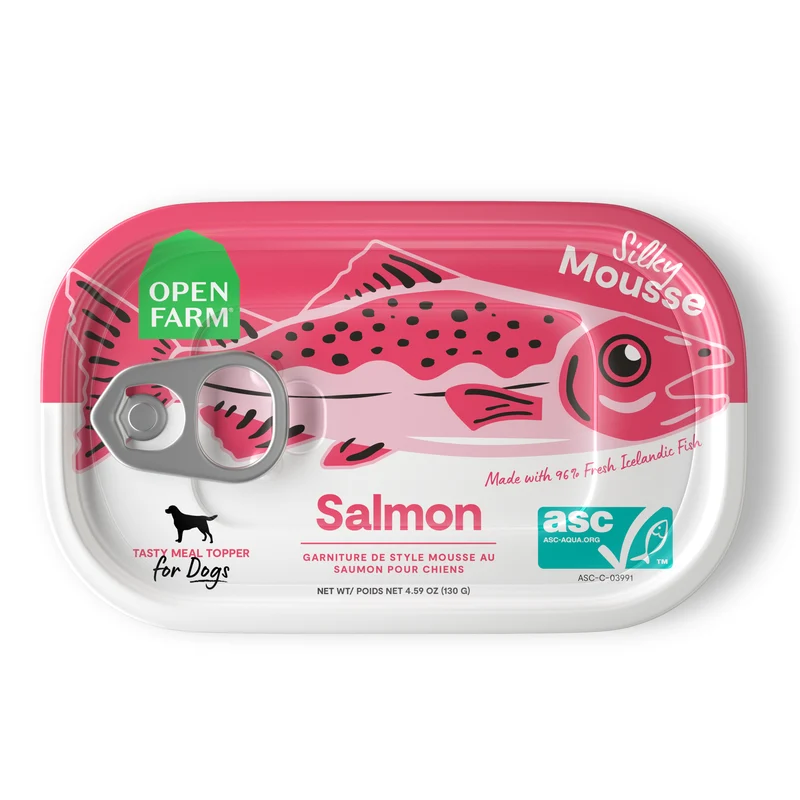 Expiry Date 31-Dec-26 Open Farm Salmon Meal Topper for Dogs - 130G