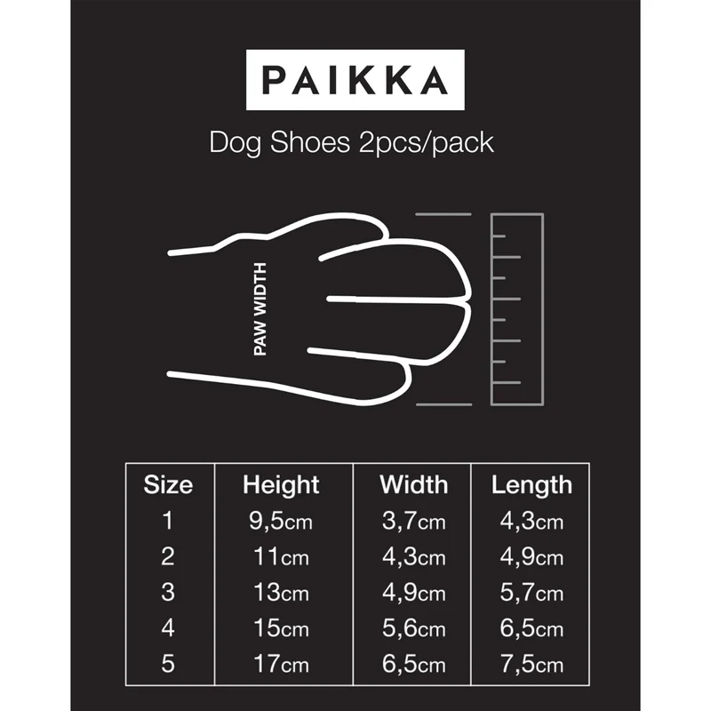 PAIKKA Dog Shoes (2pcs)