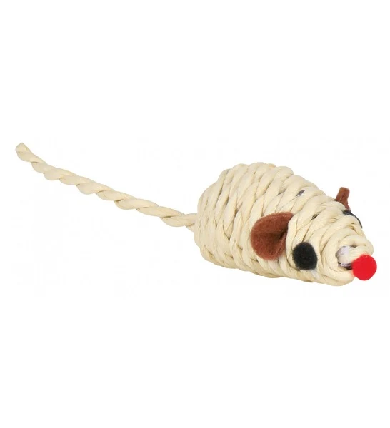 Trixie Cuddly & Chew Mice - Cat Toy With Rattle 5CM