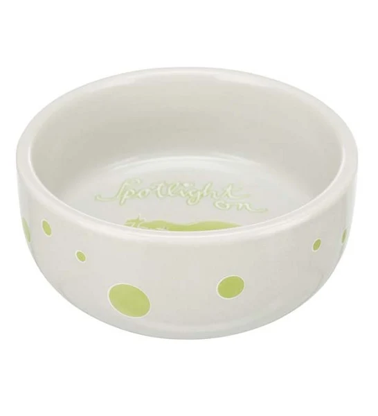 Trixie Bowl Spotlight Comic Guinea Pigs Ceramic Bowl for Small Pets
