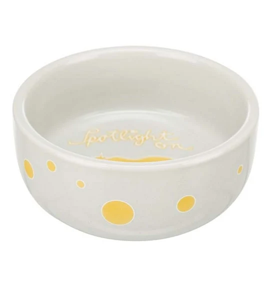 Trixie Bowl Spotlight Comic Guinea Pigs Ceramic Bowl for Small Pets