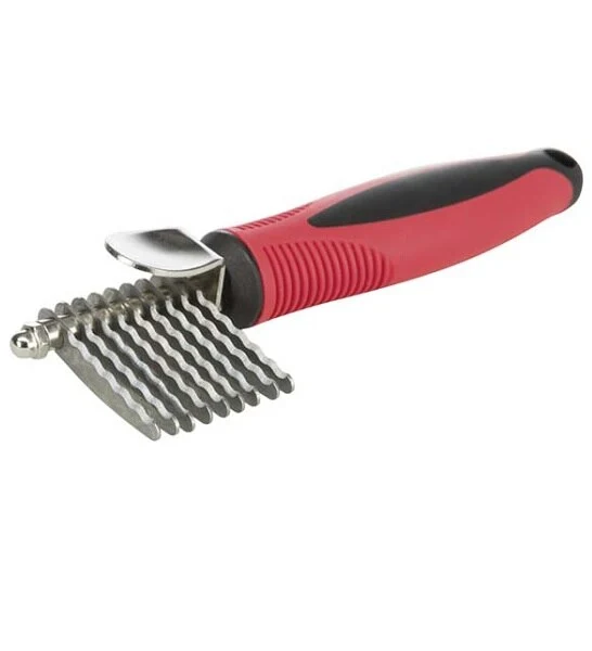Trixie Plastic/Metal Fur Detangler Serrated Edge for Dogs & Cats 16cm