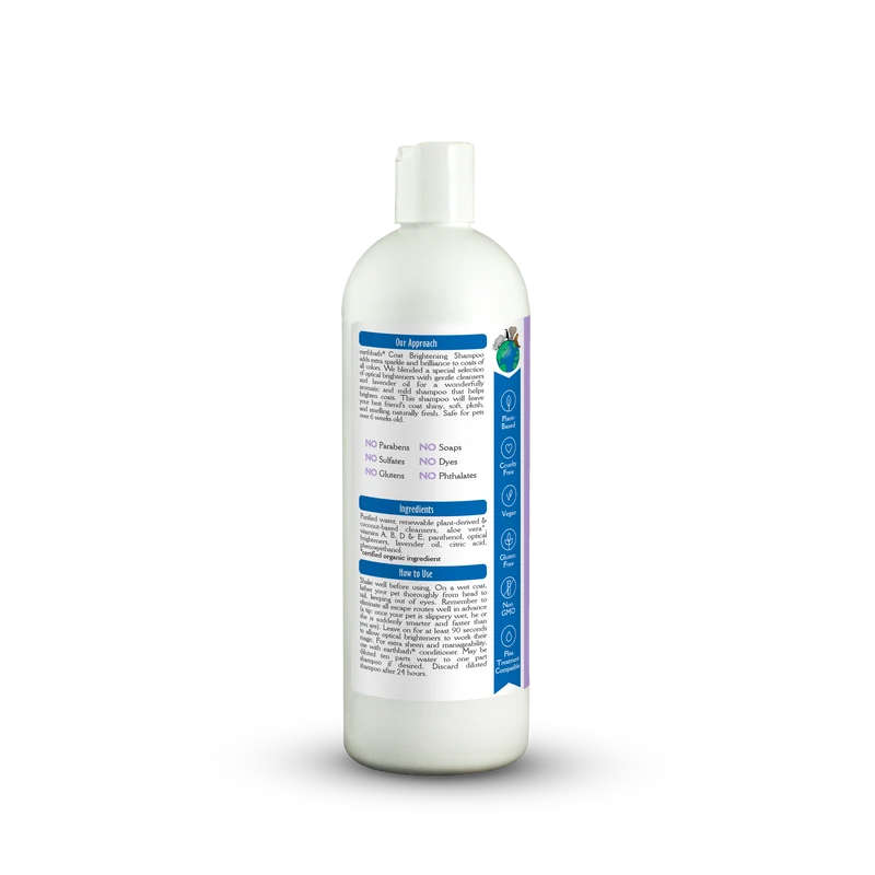 earthbath Coat Brightening Lavender Shampoo for Dogs & Cats 16OZ