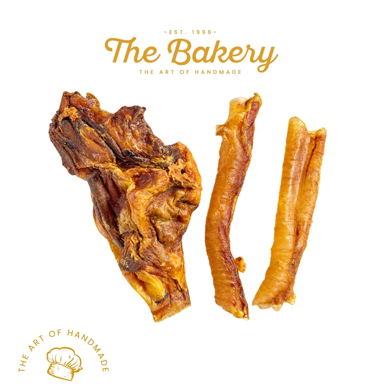 Hobbitalf Air-Dried Pig Trachea Dog Chew Treats 300G