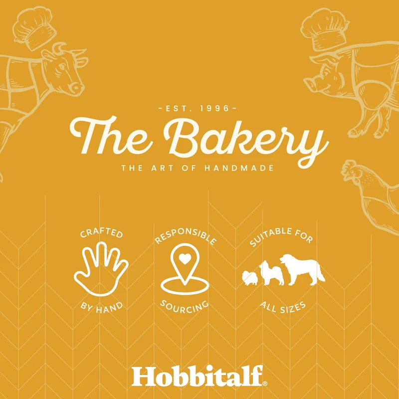 Hobbitalf Air-Dried Pig Trachea Dog Chew Treats 300G