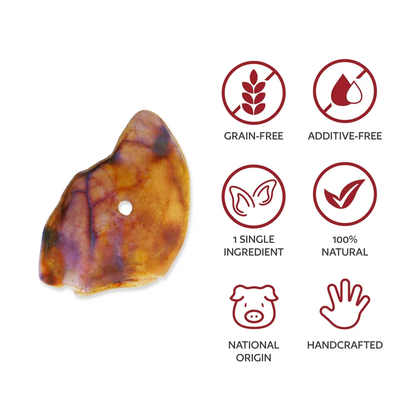 Hobbitalf Air-Dried Pig Ear Dog Chew Treats 1PC