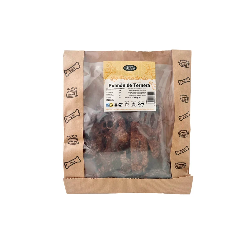 Hobbitalf Air-Dried Beef Lung Fillet Dog Chew Treats 150G