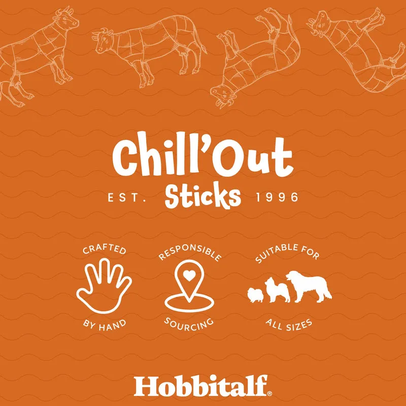 Hobbitalf Air-Dried Extra Ox Tendon Dog Chew Treats 15CM