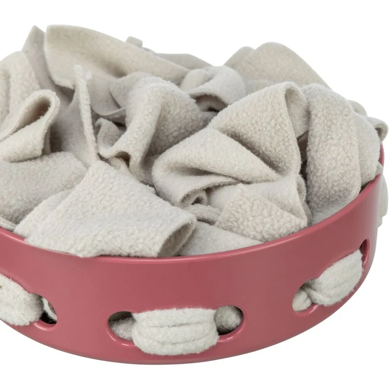 Trixie Cat Activity Plastic Hide'N'Sniff Bowl Cat Toy Red/18cm