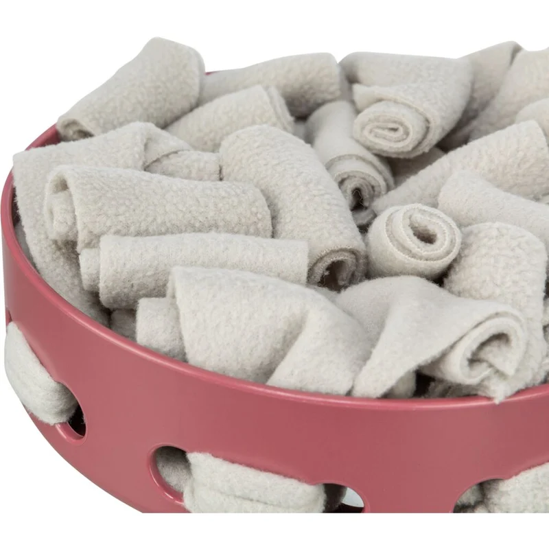 Trixie Cat Activity Plastic Hide'N'Sniff Bowl Cat Toy Red/18cm