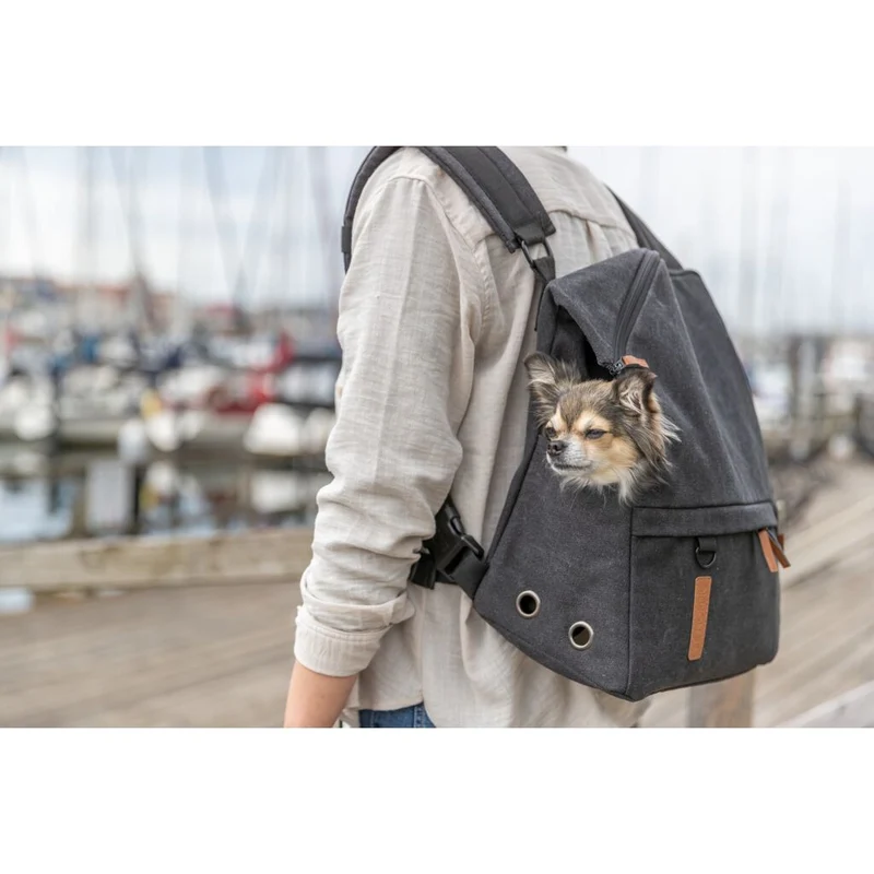 Trixie BE NORDIC Bjorn Backpack Dog Carrier - BLACK/35X40X20CM