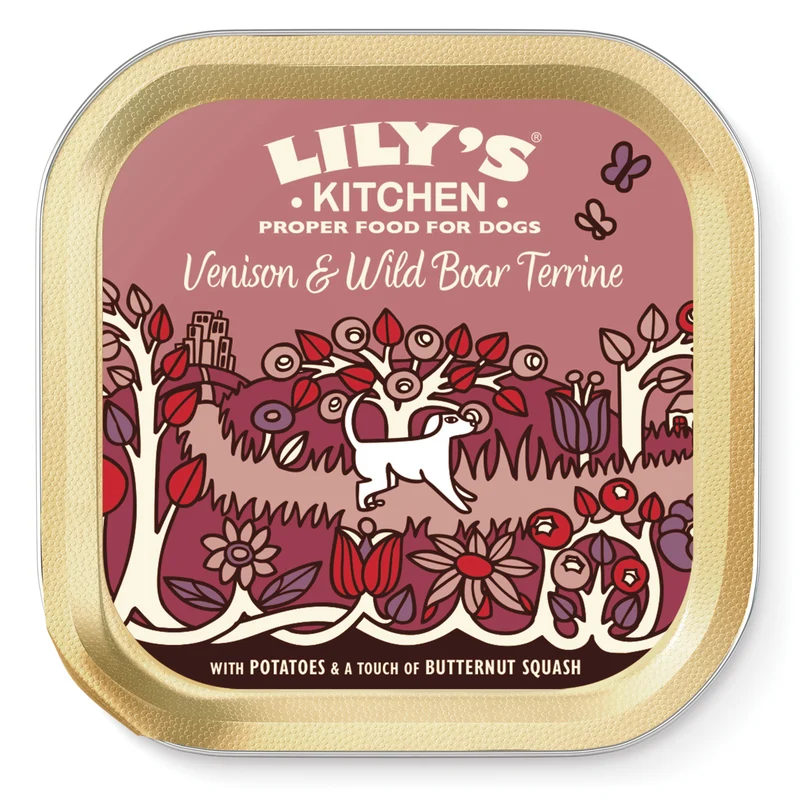 Lily's Kitchen Venison & Wild Boar Terrine Wet Dog Food 150G
