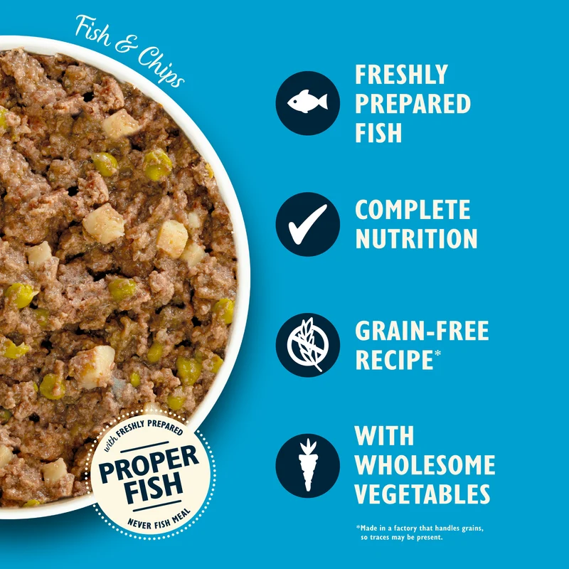 Lily's Kitchen Fish & Chips Wet Dog Food 150G