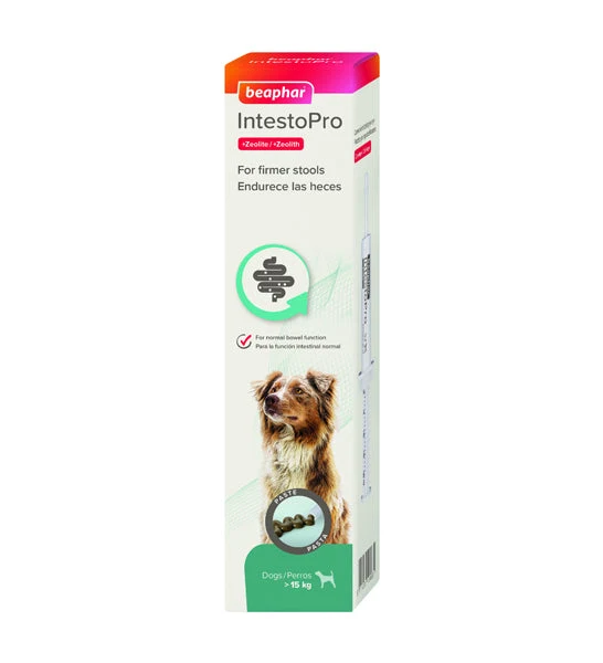 Expiry Date 19-Nov-26 Beaphar Intestopro Anti Diarrhea Paste Syringe for Large Dogs 2X20ML