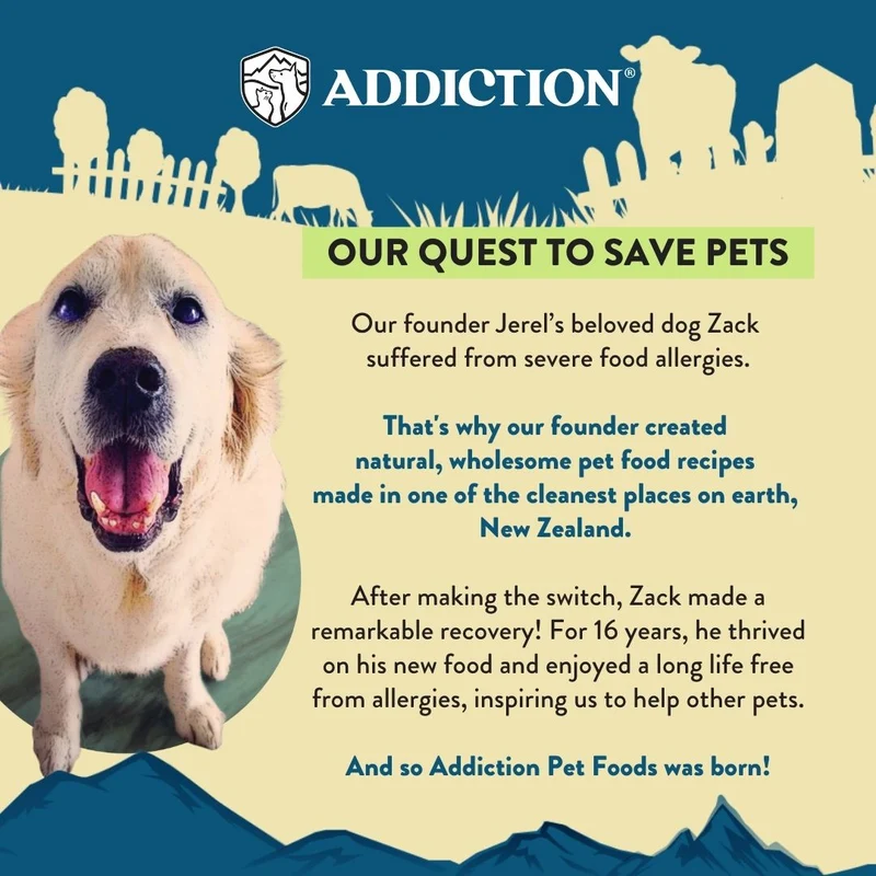 Addiction Steakhouse Beef & Zucchini Entree Grain-Free Air-Dried Dog Food 910G