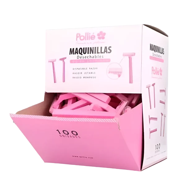 Maquinilla desechable para afeitado corporal, 100 uds.
