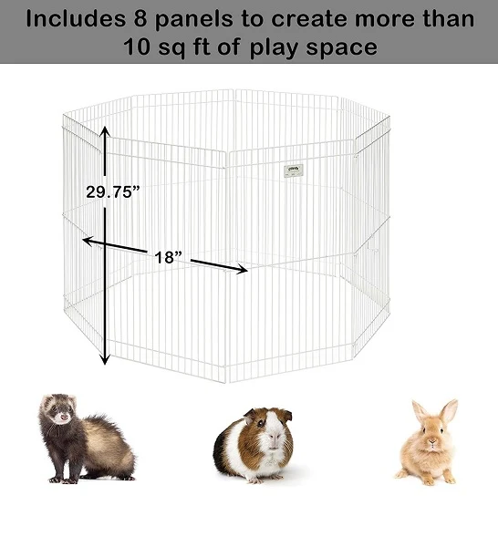 MidWest Critterville Small Animal Exercise Pen 8x45x73cm