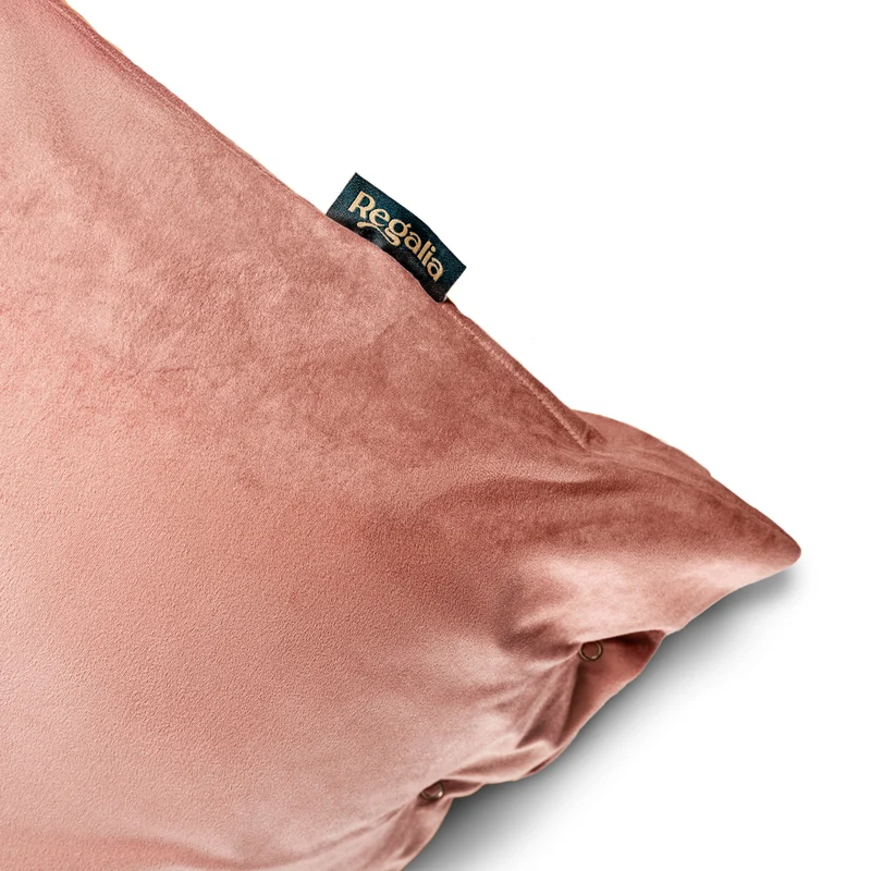 Regalia Velvet Deep Duvet Non-Slip Dog Bed - Rose/Large