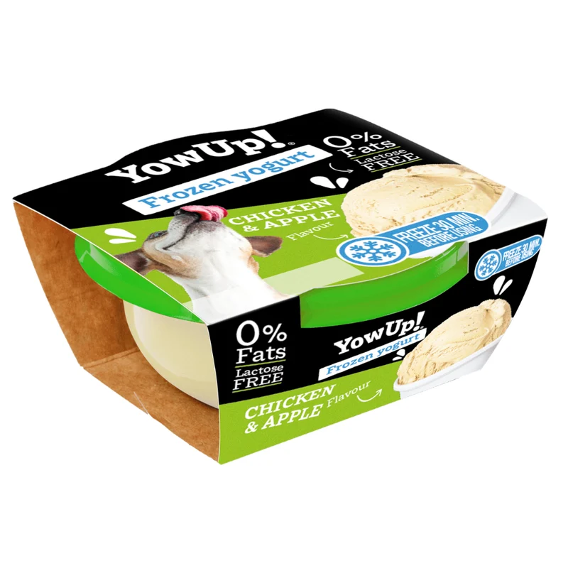YowUp Frozen Yogurt Chicken & Apple Dog Treat 110g
