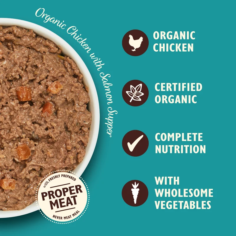 Lily's Kitchen Organic Chicken With Salmon Supper Wet Dog Food 150G