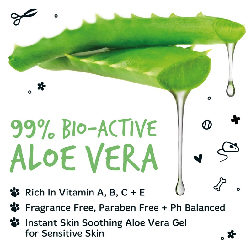 Bugalugs Aloe Vera Soothing Gel for Pets 250ML