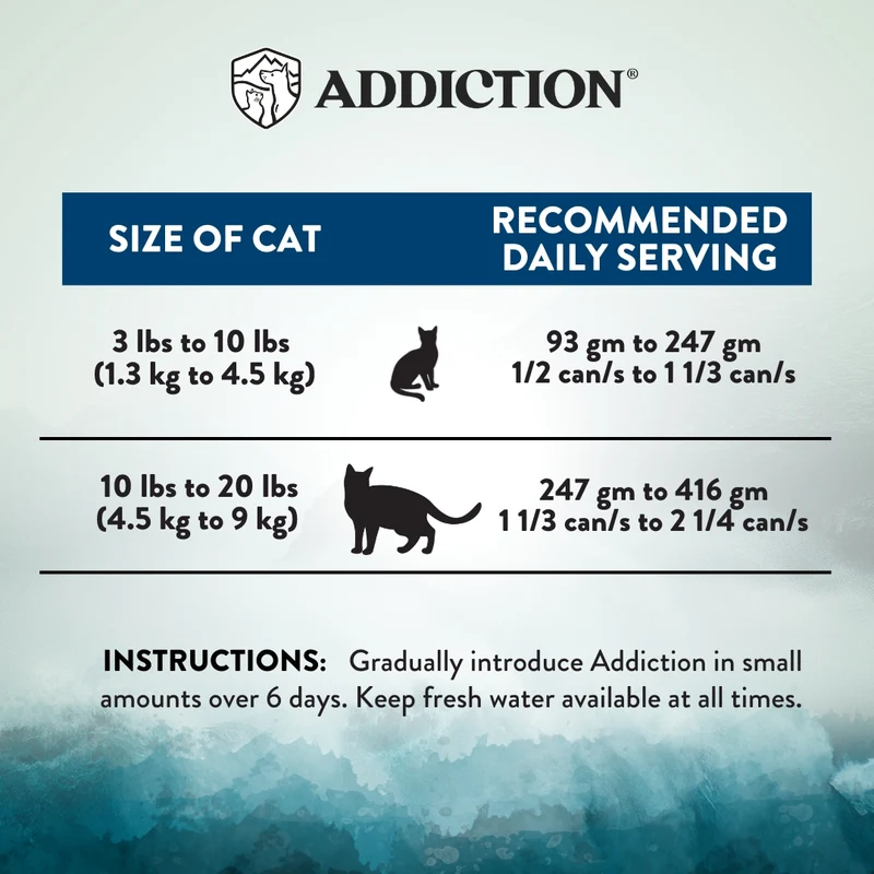 Addiction Wild Islands Pacific Catch Ocean Fish & Salmon Canned Cat Wet Food 185G