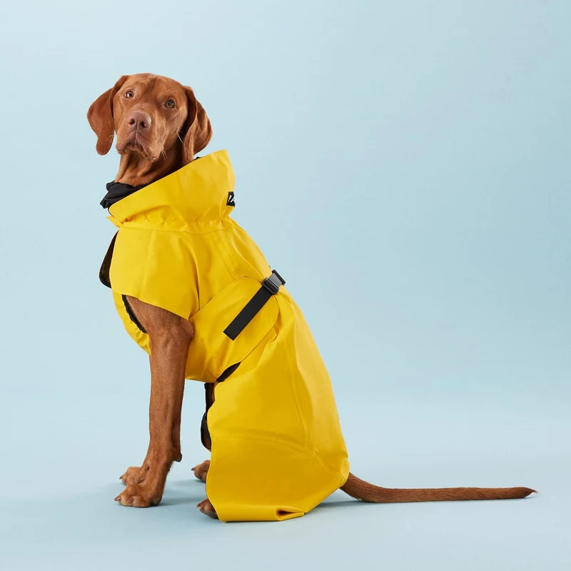 PAIKKA Raincoat Lite for Dogs - 100% Waterproof 40cm - Yellow