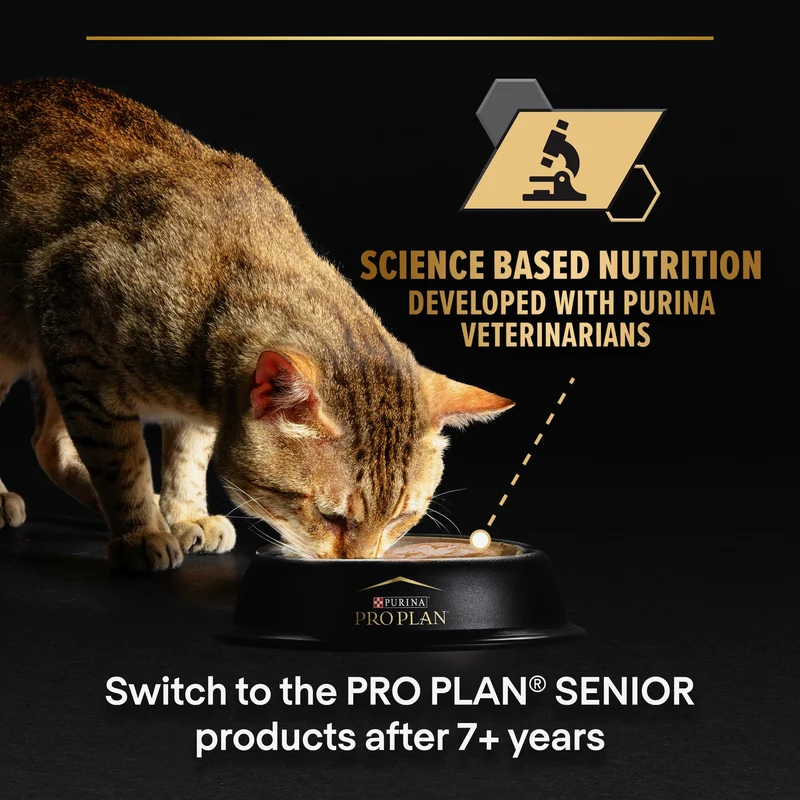 PURINA Pro Plan Sterilised Adult Maintenance Wet Cat Food With Chicken & Beef In Gravy 10X85G