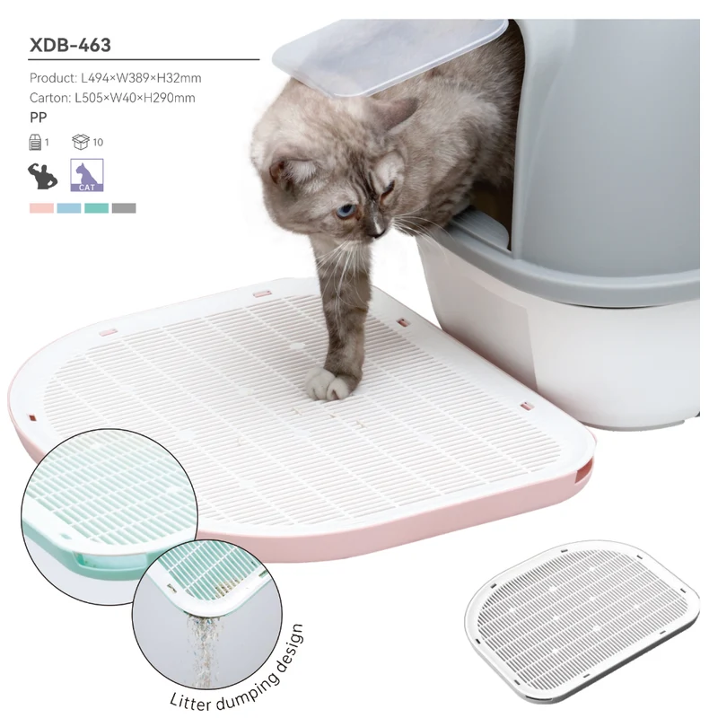 XDPC Double-Layered Litter Trapping Mat With Easy Dumping Design 50.5x29x40cm