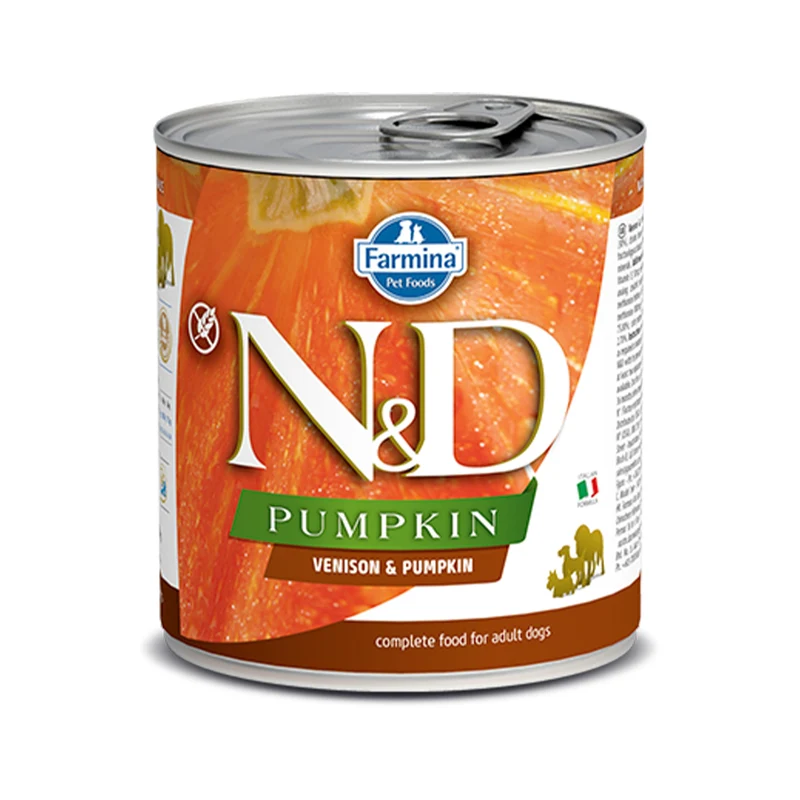 Farmina N&D Venison & Pumpkin Grain-Free Adult Wet Dog Food 285G