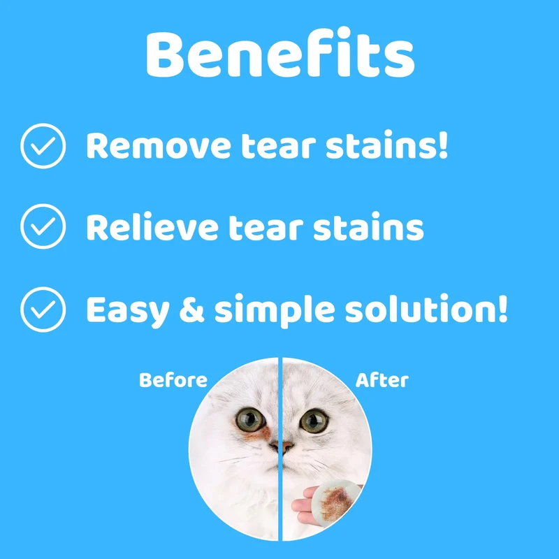 OurCatsLife Eye Wipes for Cats 100pcs