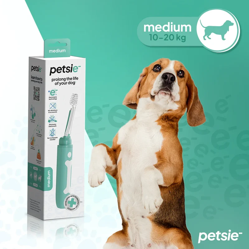 Petsie Revolutionary Electrolysis Dog Toothbrush