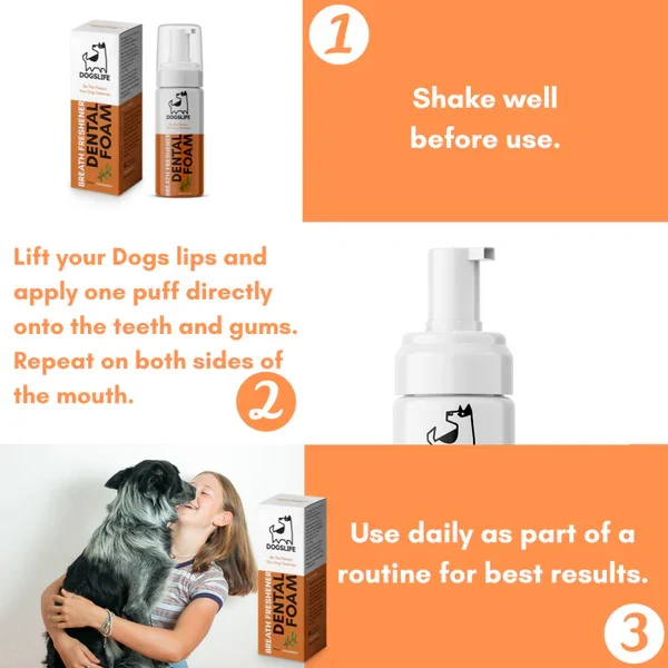 OurDogsLife Dental Foam for Dogs 150ml