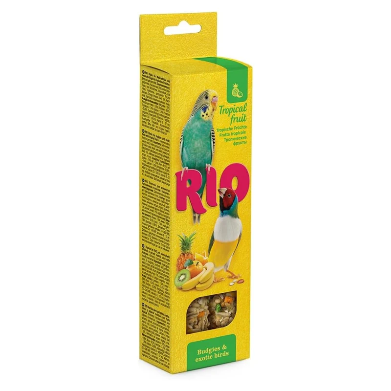 Rio Sticks With Tropical Fruit For Budgies & Exotic Birds 2x40g