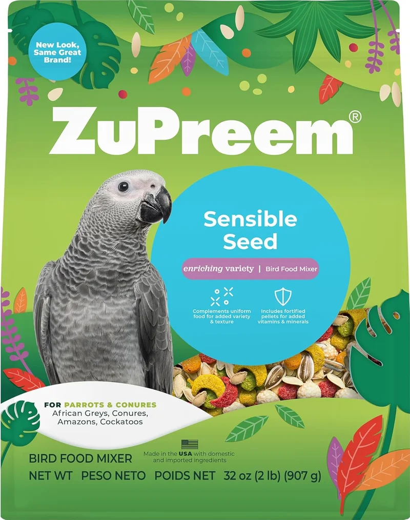 Zupreem Sensible Seed Parrots & Conures Food 2lb