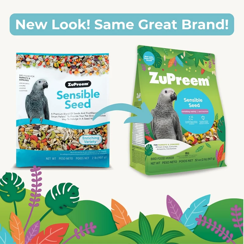 Zupreem Sensible Seed Parrots & Conures Food 2lb