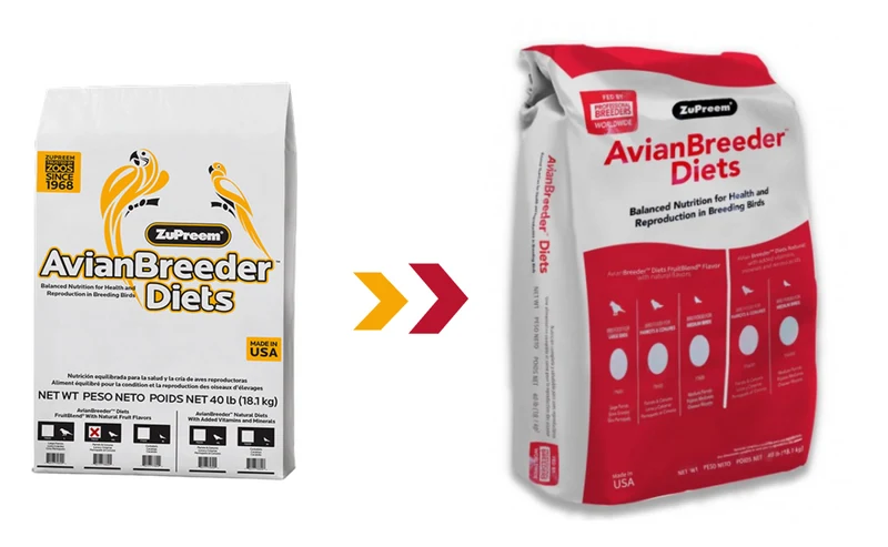 Zupreem Avianbreeder Fruitblend Parrots & Conures Food 40lb