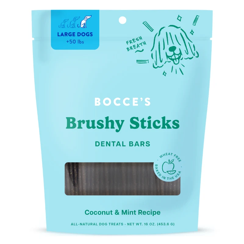 Bocce's Bakery Brushy Sticks Dental Bars