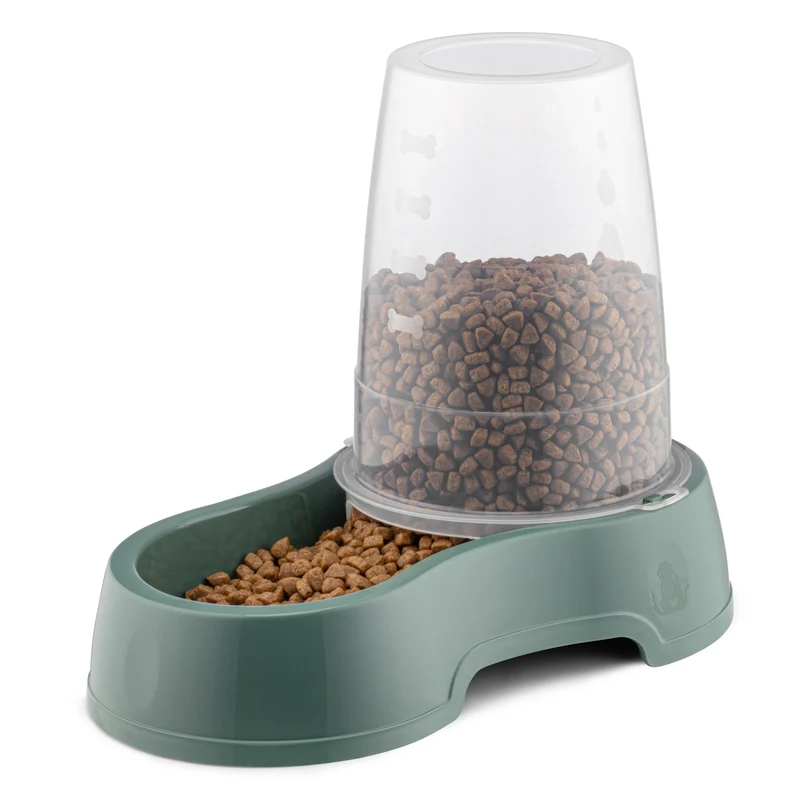 Thunder Paws Food & Water Dispenser Green 1.5L