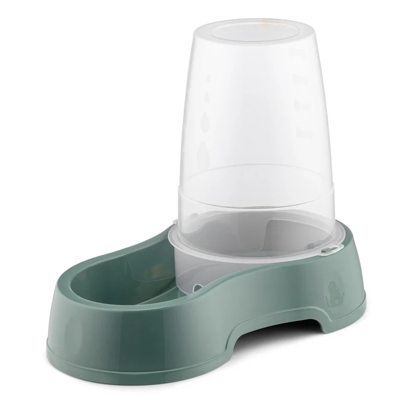 Thunder Paws Food & Water Dispenser Green 1.5L